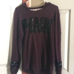 Maroon Victoria Secret light sweater
